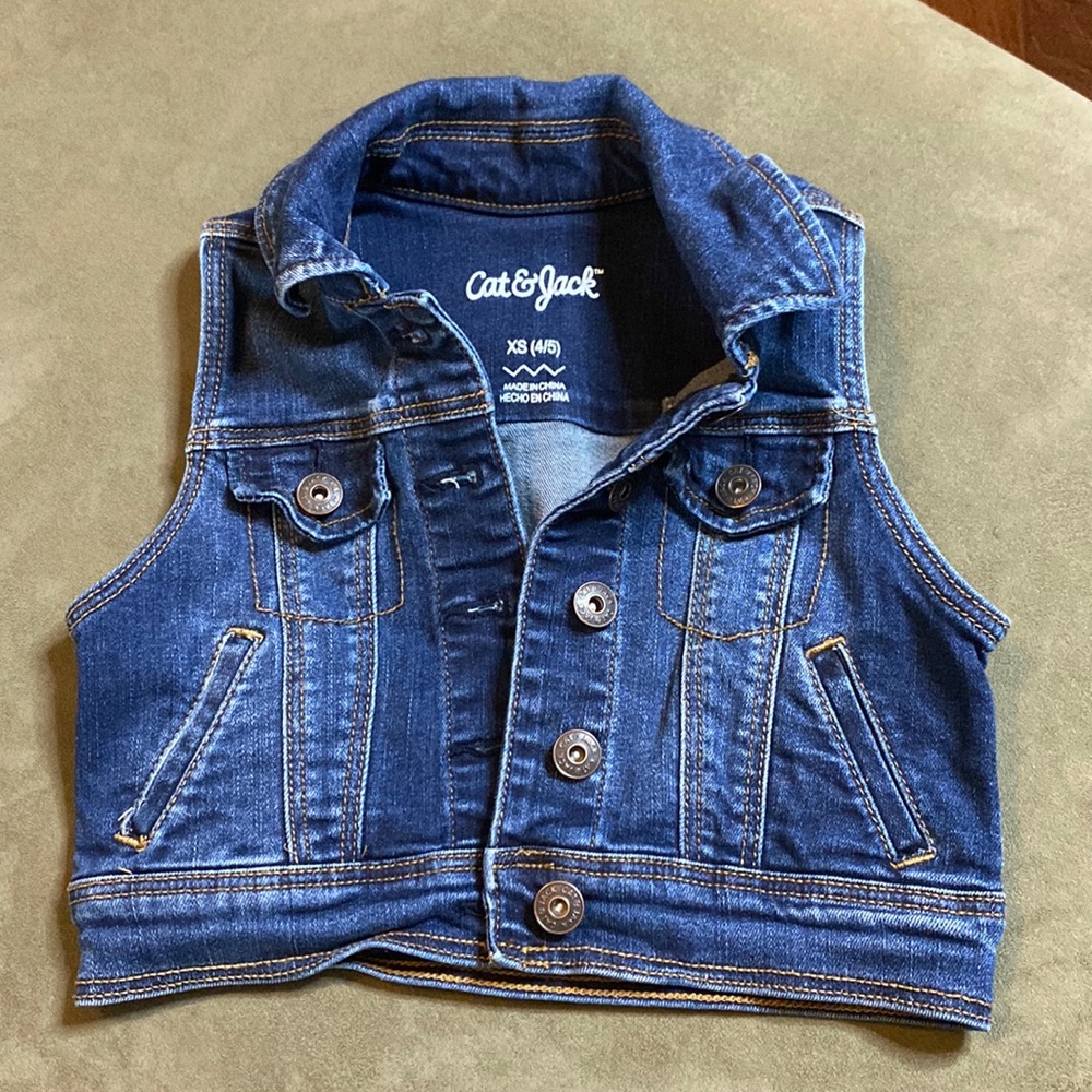 Girls Jean Vest